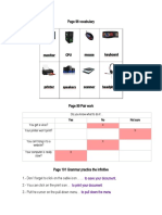 Page 98 Vocabulary