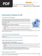 L - Analyse Préalable Au Projet ERP - Une Étape de Préparation Des Process de L'entreprise