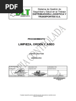 SST-P-028 Limpieza Orden y Aseo