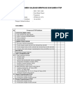 Instrumen Validasi Verifikasi Dokumen KT