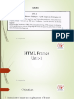 Unit 1.2 HTML - Frames-1