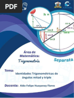 Tema 25 - I. T. de Ángulos Mitad y Triple