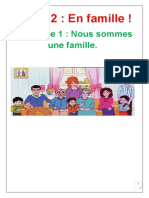 Les Fiches 3ème A.P Projet 2 Séquence 1 Nous Sommes Une Famille