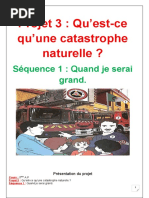 Les Fiches 5ème A.P Projet 3 Séquence 1 - 5 AP Quand Je Serai Grand