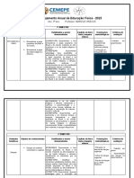 Planejamento Anual de Educação Física - 3º Ano FL