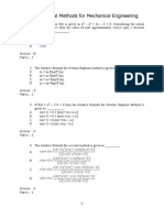 Computational Methods For Mechanical Engineering