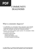 Lecture 6 Community Health Diagnosis 2