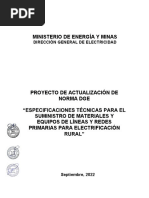 Proyecto de Actualización de Norma Dge PDF