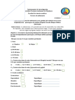 Instrumento de Investigación