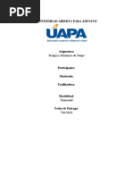 Tarea 4 Terapia y Dinamica de Grupo