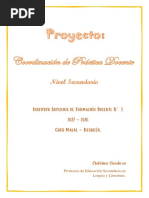 Proyecto - Coordinacion