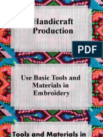 Tools and Equipment Used in Embroidery