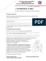 TEMA 11 DE PREPARACION DE CATEQUESIS - MARTES 8 DE Noviembre DEL 2022