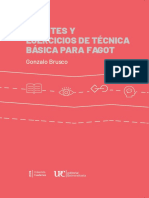 Apuntes y Ejercicios de Tecnica Basica para Fagot Isbn Editorial UPC