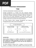 Strategic Management Tybbi