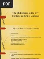 The Philippines in The 19th Century As Rizal's