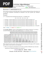 Exercice Nombre Eulérien