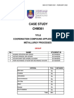 CHM361 Case Study