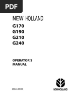 G170 G190 G210 G240: Operator'S Manual