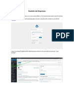 Gestion de Empresas Wordpress