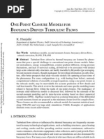 One-Point Closure Models For Buoyancy-Driven Turbulent Flows