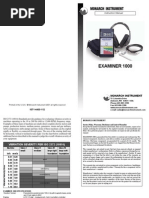 Monarch 1000 Manual