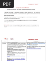 Revised Travel Advisory December 2022