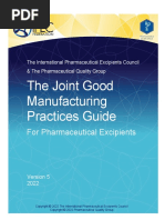 Guidance On Good Manufacturing Practice