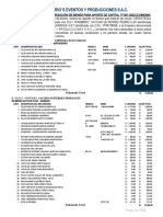 Informe Valorizado