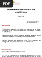 Incremento Patrimonial No Justificado SUNAT