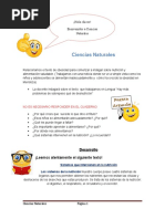 Ciencias Naturales Primera Semana