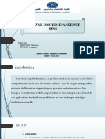 Analyse Discriminante (Enregistrement Automatique)