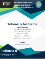 Seminario 1 - Tos Ferina y Tétanos - Pediatría II