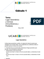 Lugar Geométrico y Cónicas