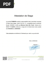 Attestations Des Stages