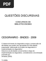 Questões Discursivas Biblioteconomia