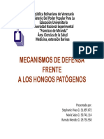 Diapositivas Mecanismos de Defensa Contra Hongos