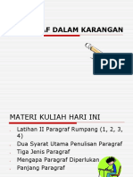 Seluk Beluk Paragraf