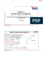 Motion in A Straight-Line End