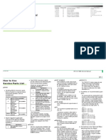 DR-XD 1000 Service Manual: Control Sheet