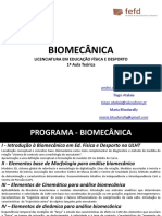 1 Aula Teorica BIOMECÂNICA (1ºsemestre)