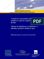 Cauzele Și Consecințele Poluării Solului Și A Apei În Regiunea Dunării de Jos. Măsuri de Diminuare Și Eliminare A Efectelor Poluării Solului Și Apei