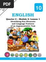 ENGLISH 10 Q2 Module 2 Lesson 1