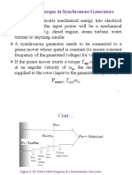 Power and Torque in Synchronous Generators: App M