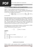 Chapter 2. Matrix Algebra and Its Applications