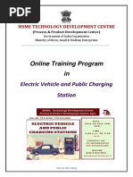 Online Training Program In: Electric Vehicle and Public Charging Station