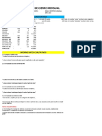 Formato Informe de Gestión Cierre de Mes