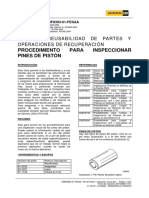 SSBF8303-01-FESAA - Pin de Pistón - Inspección Visual