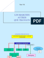 Titre VII - Les Marchés Autres Que Travaux