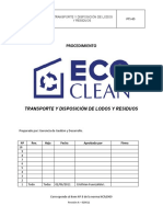 PTS-05 Traslado y Disposicion de Lodos (Pre)